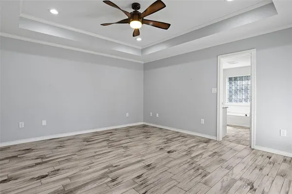 wooden floor in an empty room