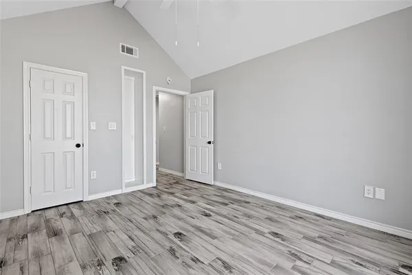 wooden floor in an empty room
