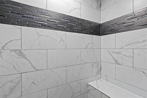 a close view of shower