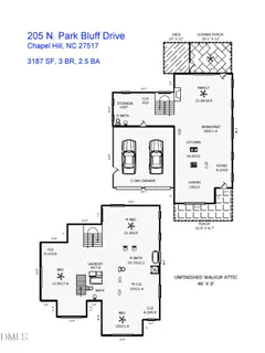 $1,100,000 | 205 Park Bluff Drive, Chapel Hill, NC 27517