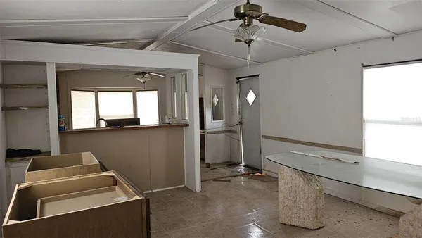 a room with storage and utility
