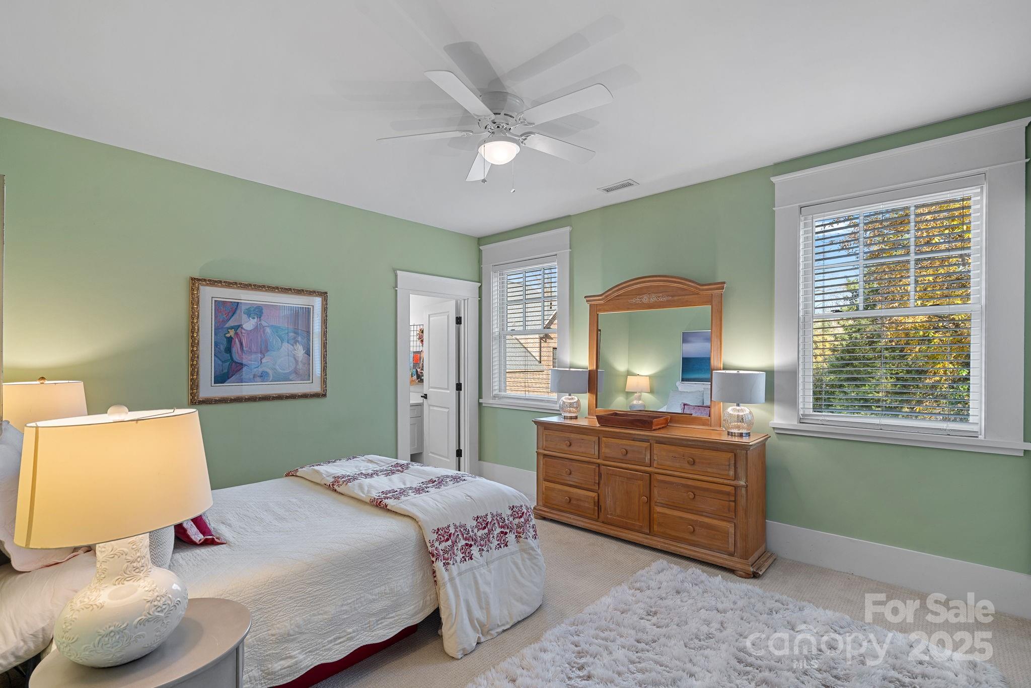206 Meadowbrook Road Charlotte, NC 28211 - Photo 29 of 48 a bedroom with a bed and a window