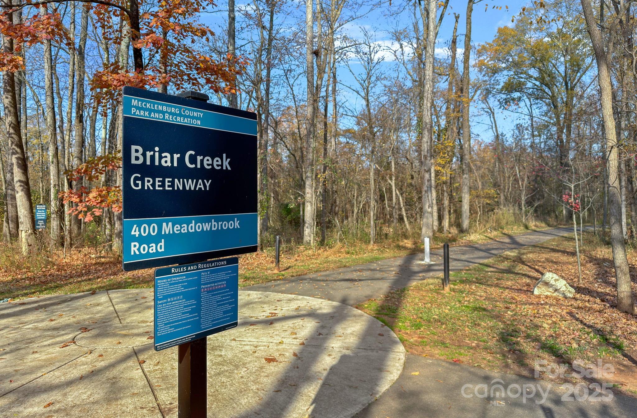 206 Meadowbrook Road Charlotte, NC 28211 - Photo 45 of 48 a sign board with parking space