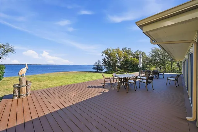 a view of a balcony with an outdoor space
