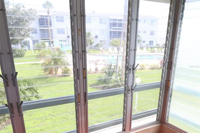 a view of a city from a window