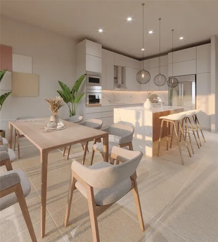 a bathroom with a double vanity sink and mirror