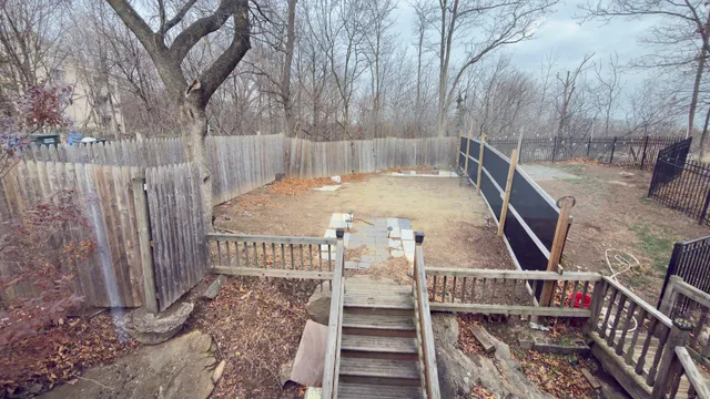 a view of outdoor space and deck