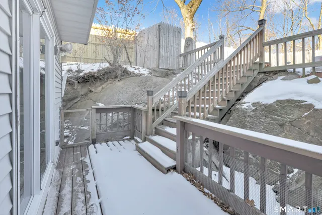 a view of entryway with a front door