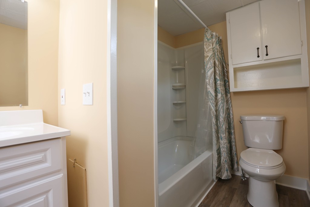 118 Bourne Street Three Rivers, MA 01080 - Photo 22 of 30 a bathroom with a sink a toilet and shower