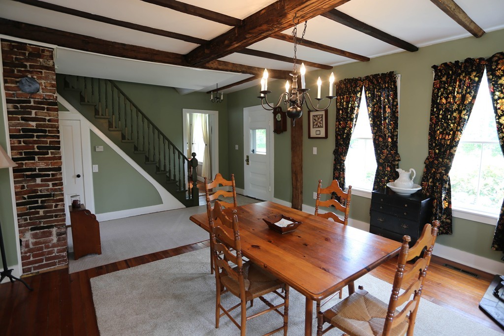 118 Bourne Street Three Rivers, MA 01080 - Photo 7 of 30 a view of a dining room with furniture and window