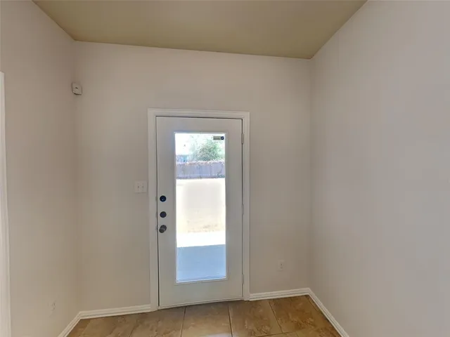 a view of an empty room