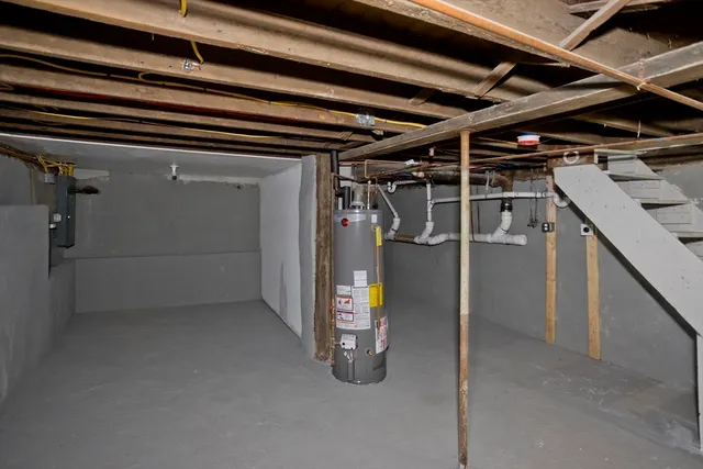 a view of water heater room
