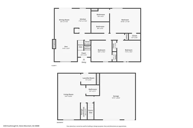 $245,000 | 2235 Scarbrough Drive, Stone Mountain, GA 30088