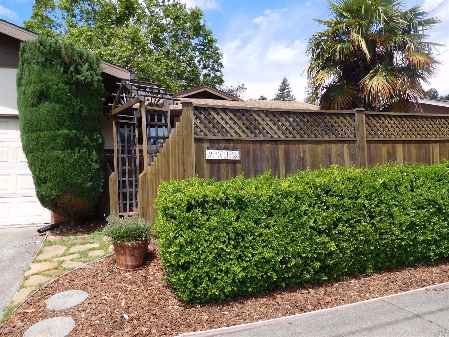 2013 Mission Boulevard Santa Rosa, CA 95409 - Photo 1 of 1 privacy fencing with mature landscaping