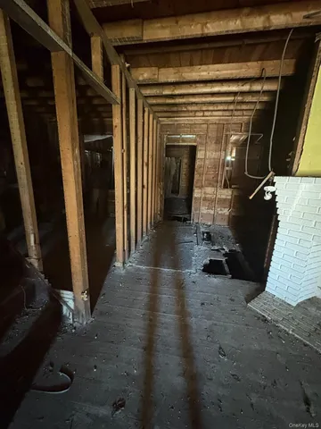 a view of a door and an outdoor space