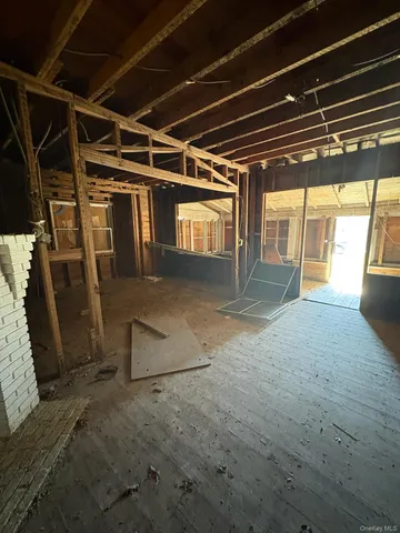 a view of under construction room and staircase