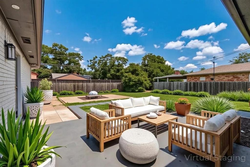 5323 Blaney Way Dallas, TX 75227 - Photo 5 of 36 Virtually staged, potential of backyard entertainment