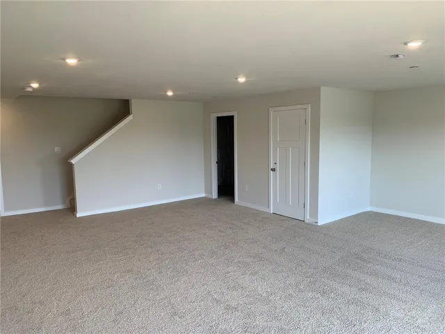 a view of empty room