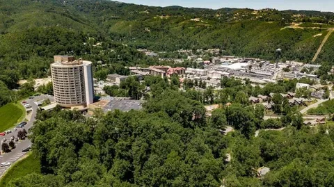 a view of outdoor space and city view