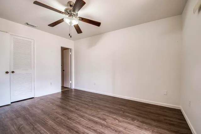 wooden floor in an empty room