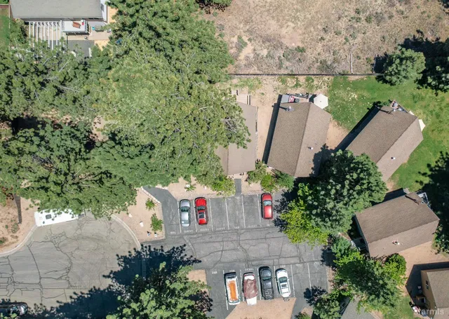 a street view with residential house