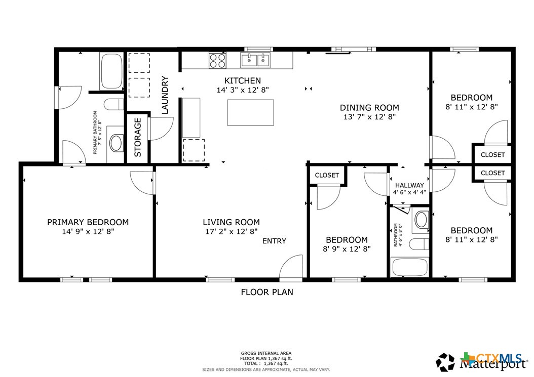 2755 Washburn Road Luling, TX 78648 - Photo 39 of 40 Floor Plan House #1