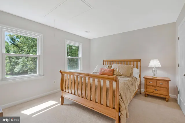 a room with furniture