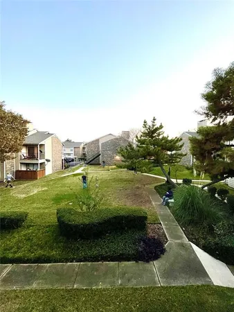 a view of a garden