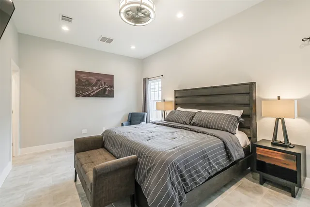 a view of small space with racks on the wall