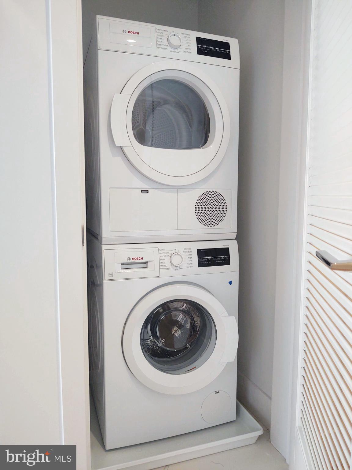 45 Sutton Square Southwest, Unit 1112 Washington, DC 20024 - Photo 20 of 46 In-home Bosch Washer & Dryer.