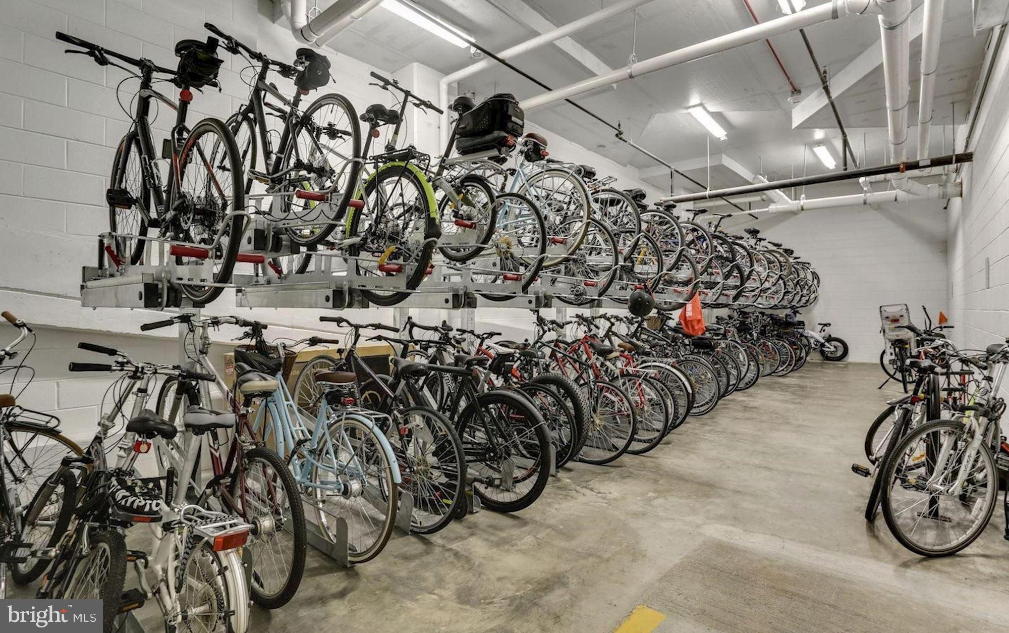 45 Sutton Square Southwest, Unit 1112 Washington, DC 20024 - Photo 39 of 46 Secure bicycle storage.