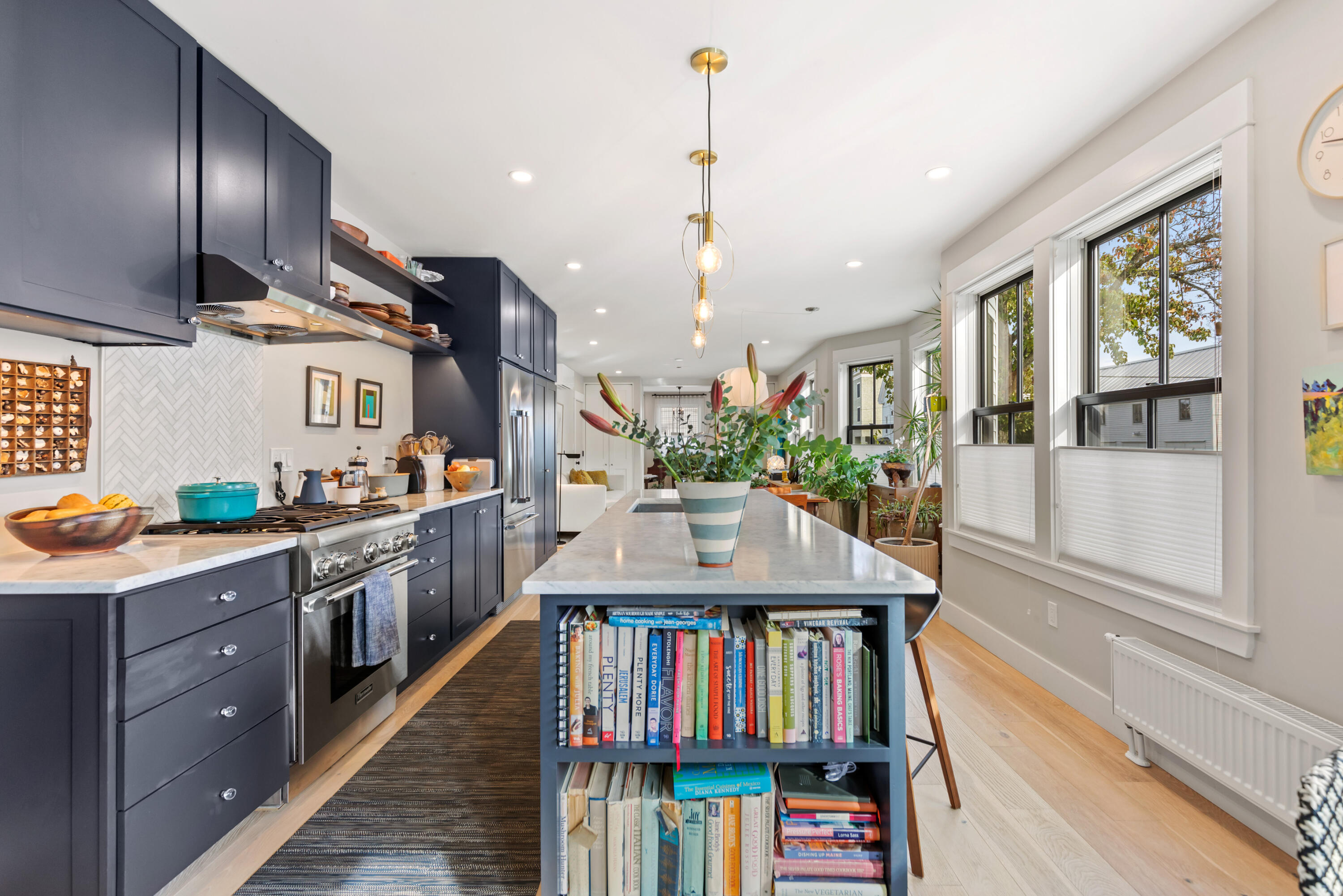 60 Munjoy Street, Unit 1 Portland, ME 04101 - Photo 14 of 37 Kitchen & cookbooks