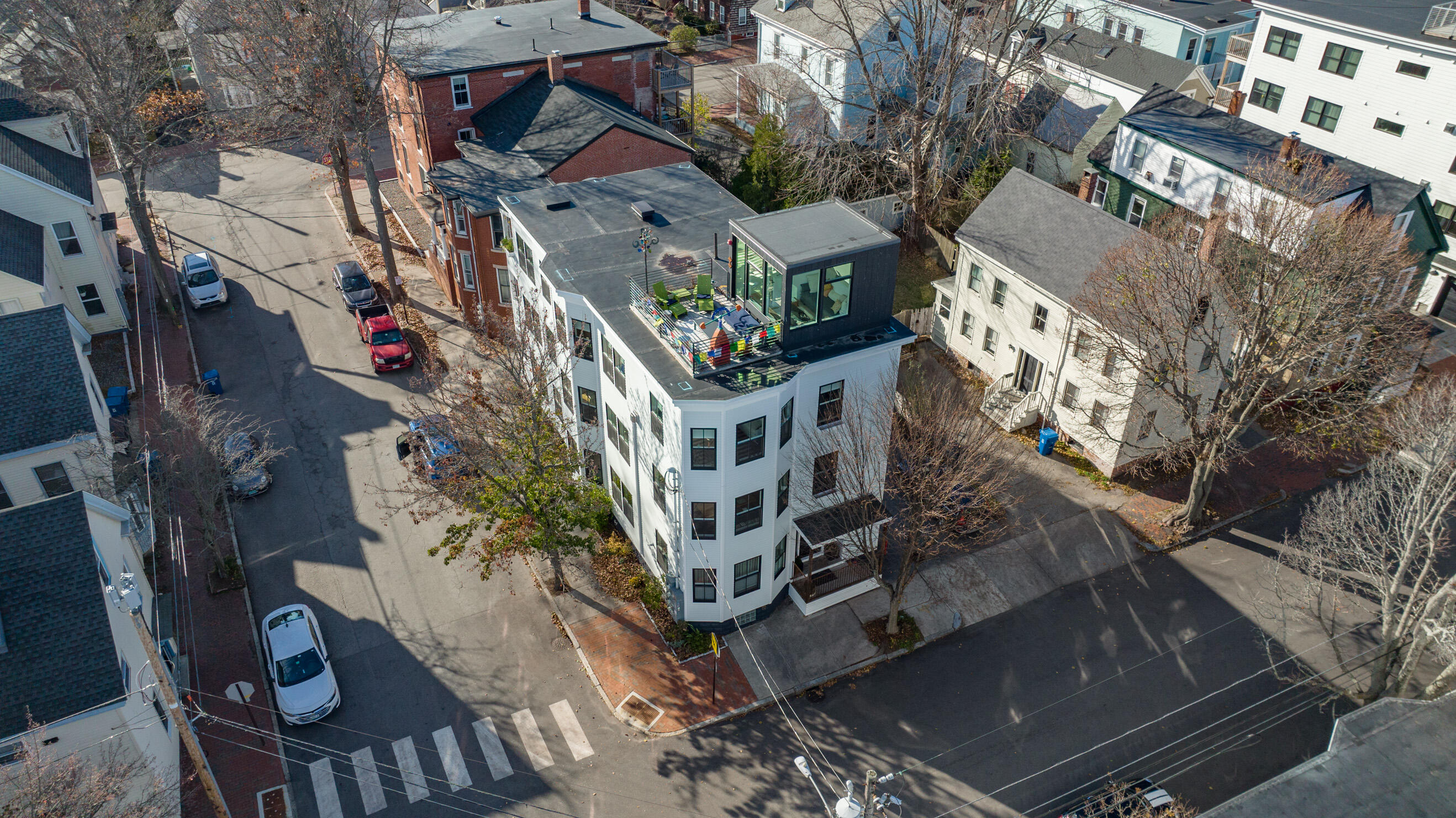 60 Munjoy Street, Unit 1 Portland, ME 04101 - Photo 36 of 37 Aerial View - Roof Deck