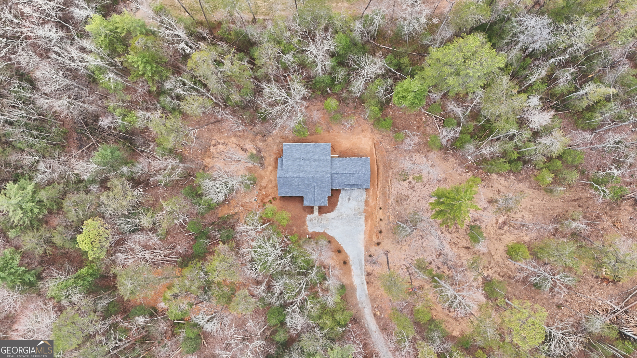 74 Blanche Place Road Clayton, GA 30525 - Photo 40 of 42 a aerial view of a house with a yard