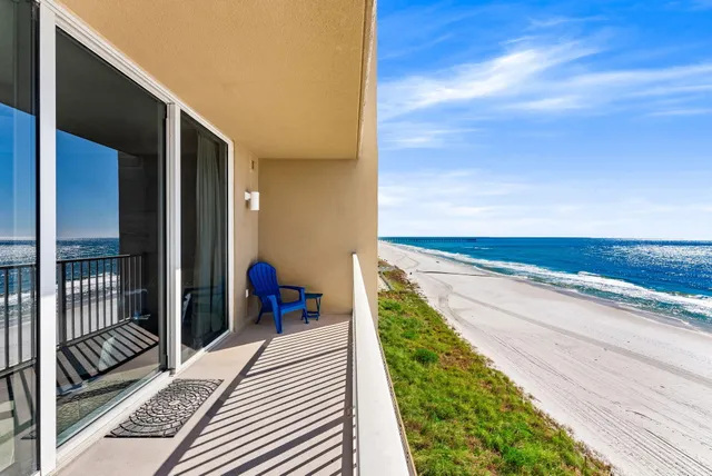 a view of beach and ocean