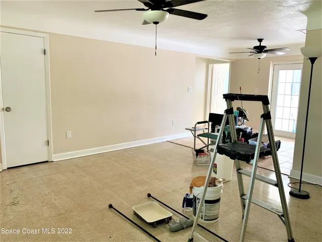 a room with gym equipment