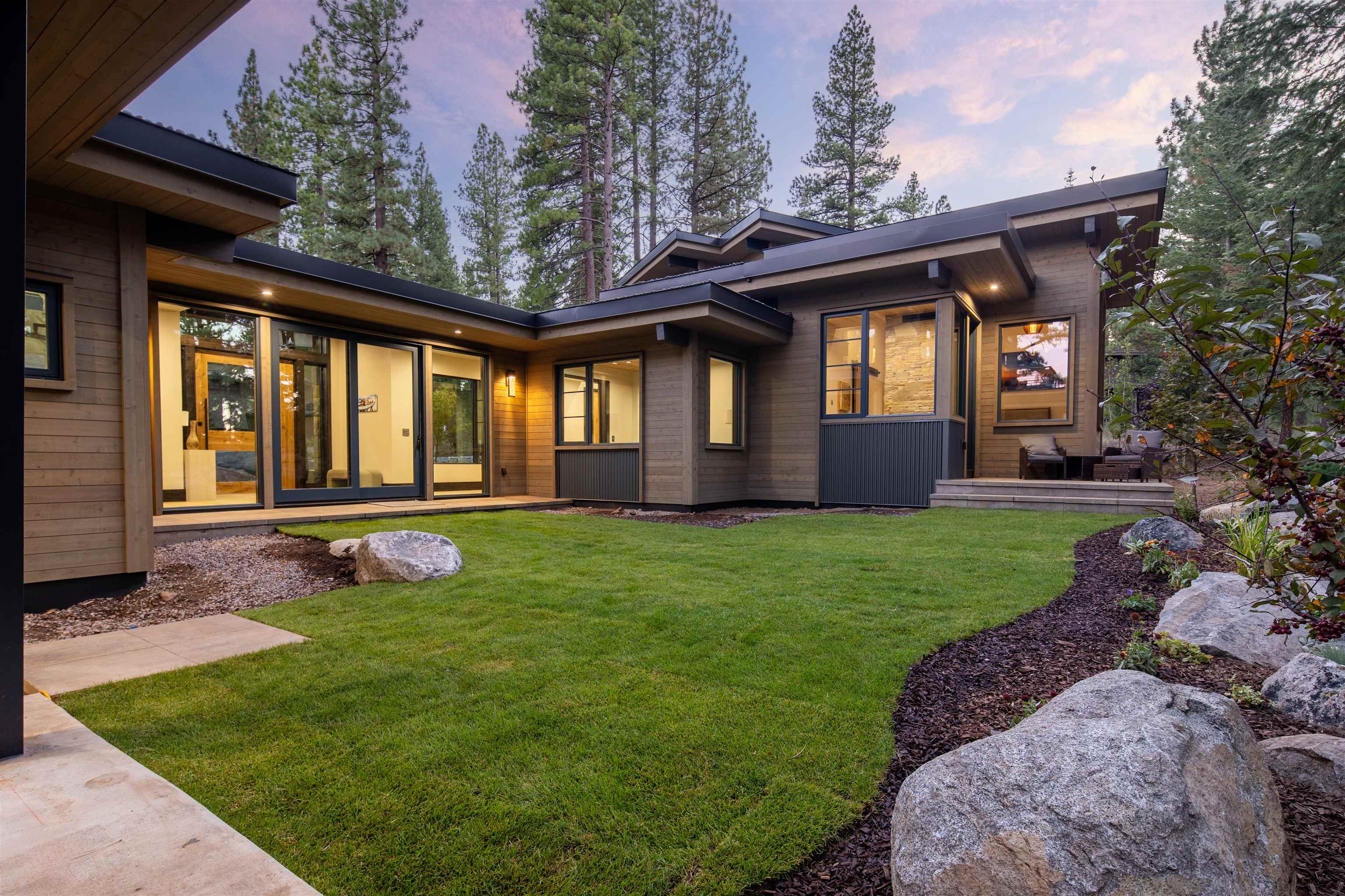 130 James Reed Truckee, CA 96161 - Photo 20 of 28 a front view of a house with a yard