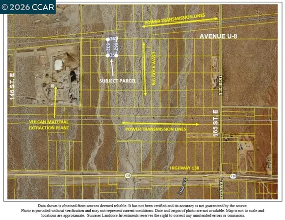 $10,000 | 157 St E And U-8 Palmdale Ca, Llano, CA 93544