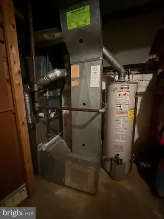 a view of water heater room