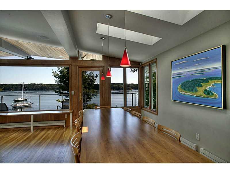 207 Dogfish Head Road Southport, ME 04576 - Photo 9 of 13 Dining Room. With hardwood flooring...