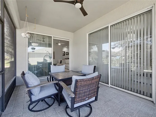 a room with furniture