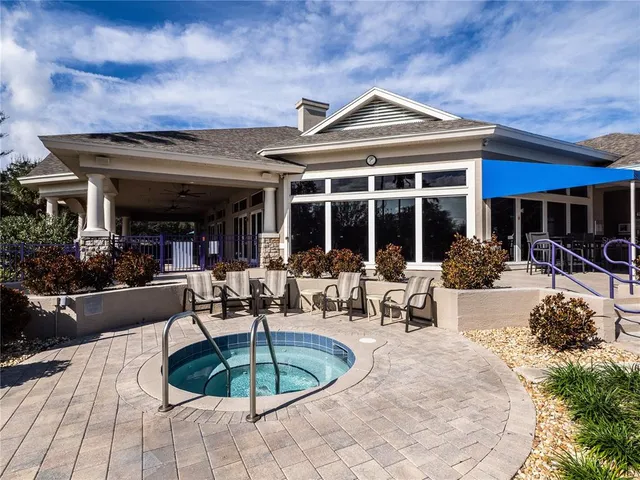 a view of a house with sitting space and furniture
