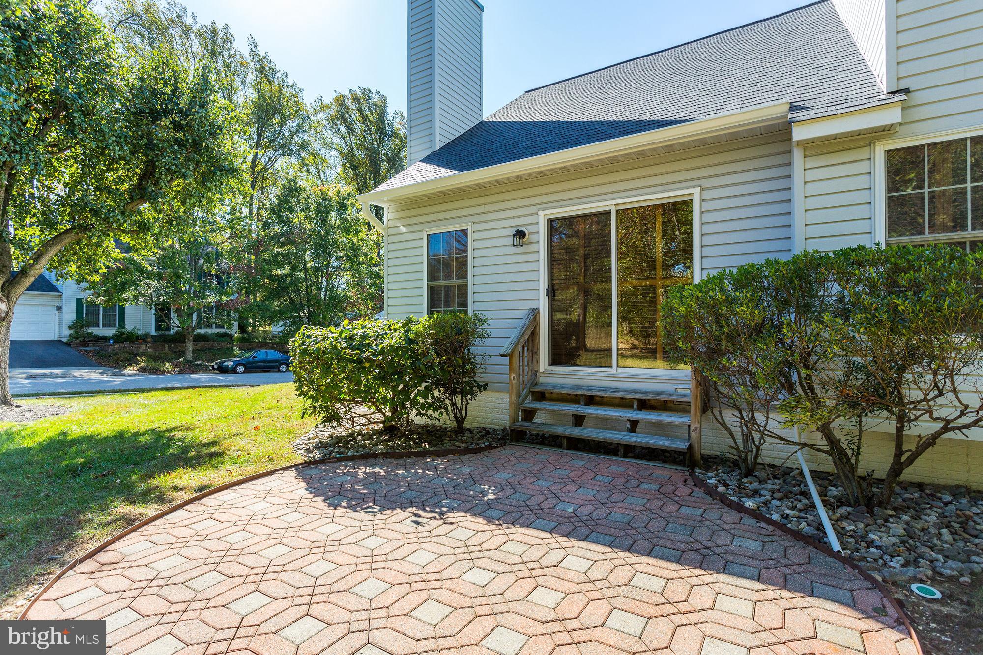 9514 Ridgeview Drive Columbia, MD 21046 - Photo 53 of 60 Brick patio right off the family room!