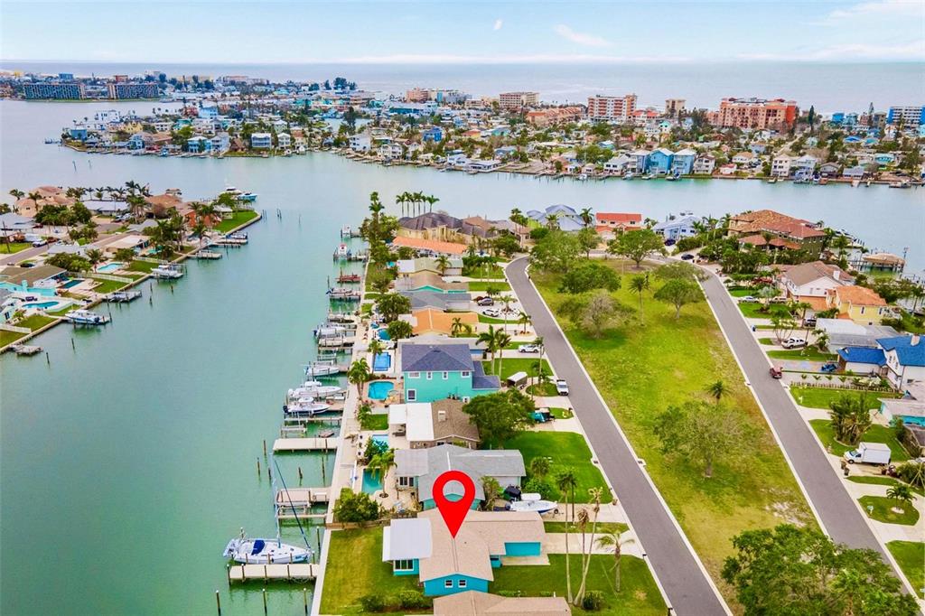 525 Lillian Drive Madeira Beach, FL 33708 - Photo 27 of 29 a view of lake and city