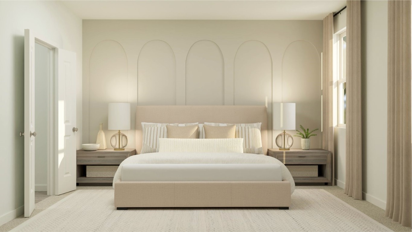 7915 Evening Emerald Drive Rosharon, TX 77583 - Photo 13 of 17 a bedroom with a bed and a window