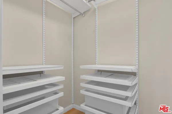 a view of walk in closet