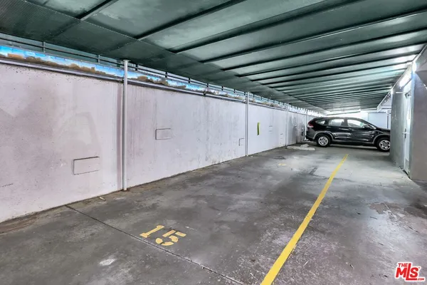 a view of parking garage