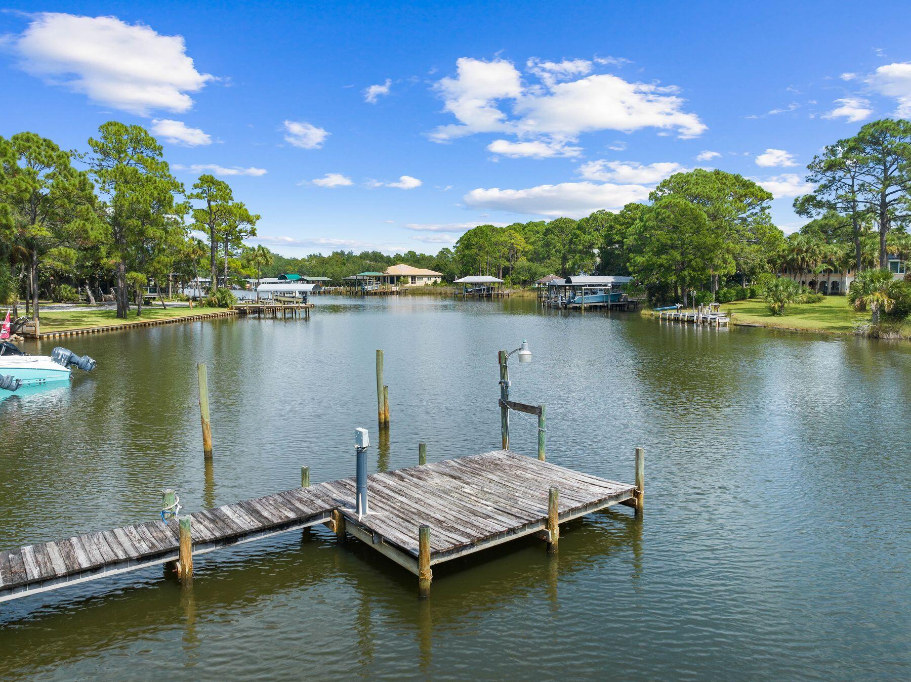 1196 Mack Bayou Road Santa Rosa Beach, FL 32459 - Photo 13 of 19 a view of a lake with houses