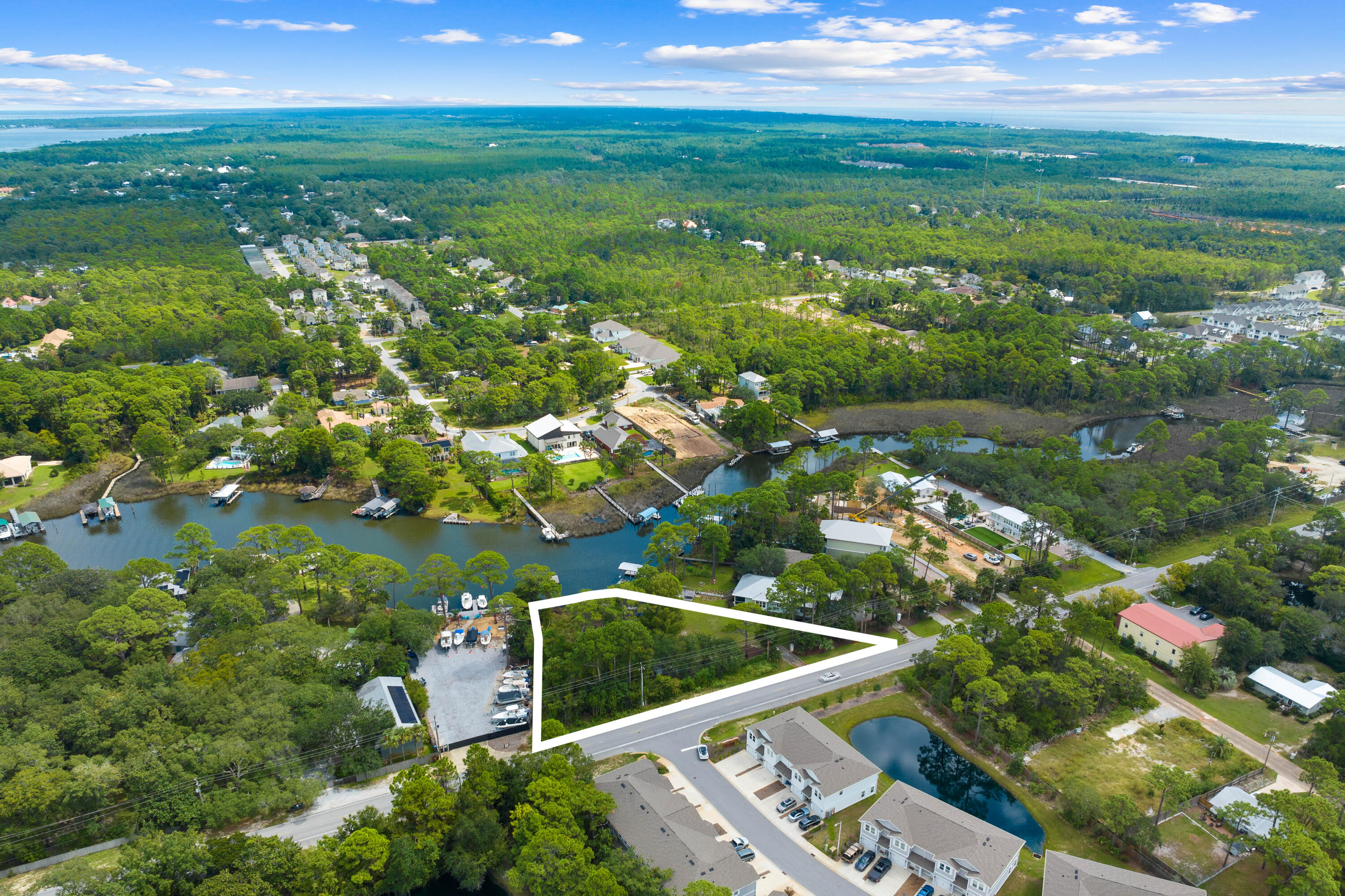 1196 Mack Bayou Road Santa Rosa Beach, FL 32459 - Photo 10 of 19 a view of lake view and mountain view