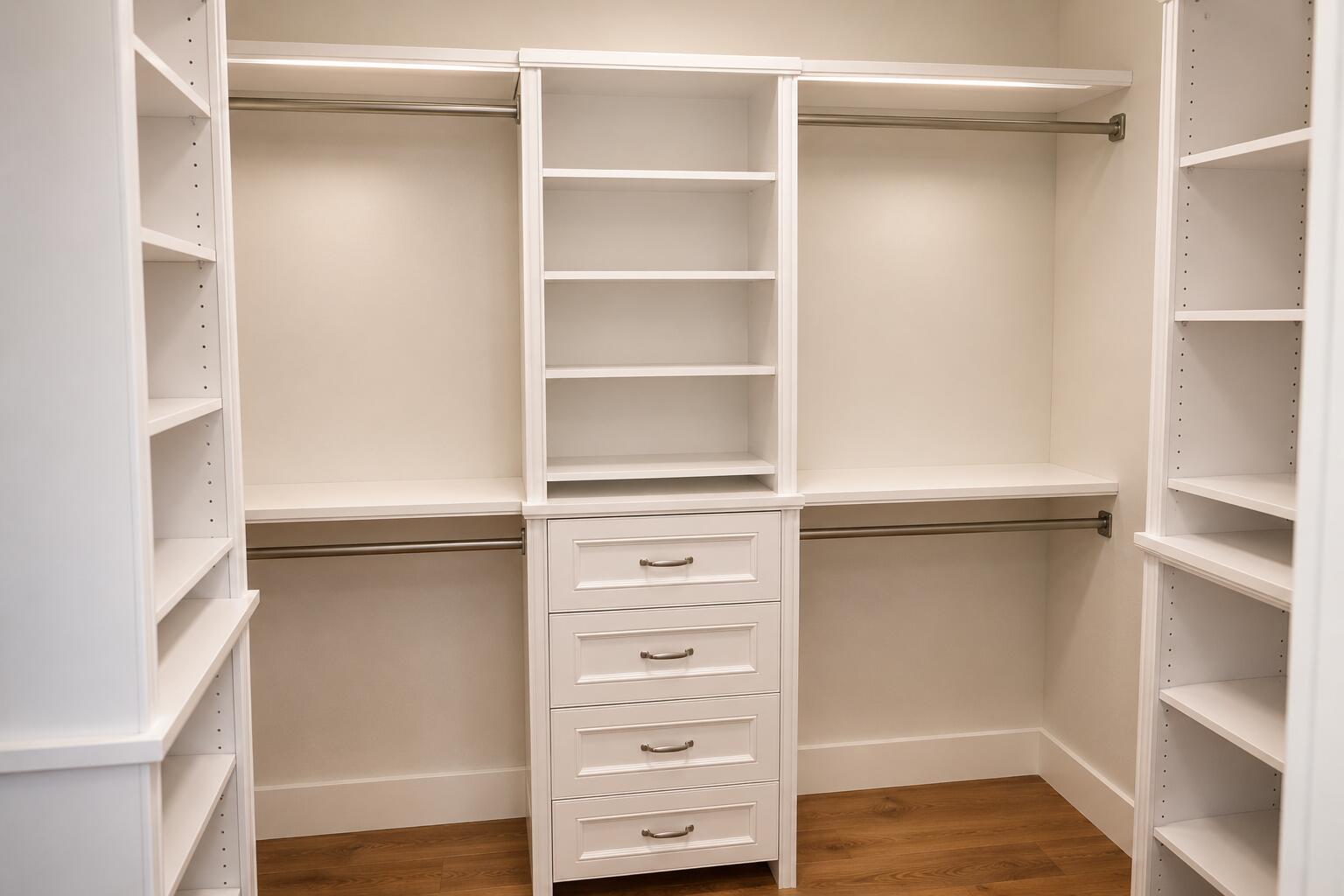 4815 Cleveland Street Hollywood, FL 33021 - Photo 24 of 31 a view of walk in closet with empty racks